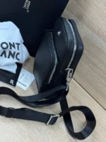 Мужская сумка мессенджер MONTBLANC чёрного цвета, артикул 346957 — фото 4