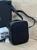 Мужская сумка мессенджер MONTBLANC чёрного цвета, артикул 346958 — фото 2