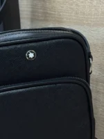 Мужская сумка мессенджер MONTBLANC чёрного цвета, артикул 346958 — фото 5