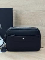 Мужской клатч MONTBLANC чёрного цвета, артикул 346959