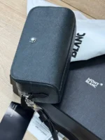 Мужской несессер MONTBLANC тёмно-синего цвета, артикул 346960 — фото 3