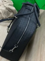 Мужской портфель Bottega Veneta тёмно-синего цвета, артикул 346966 — фото 5