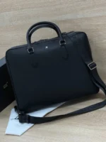 Мужской портфель MONTBLANC чёрного цвета, артикул 346971 — фото 3