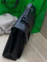 Мужской портфель Bottega Veneta тёмно-синего цвета, артикул 346972 — фото 9