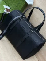 Мужская дорожная сумка Gucci чёрного цвета, артикул 346974