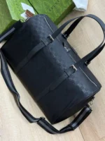 Мужская дорожная сумка Gucci чёрного цвета, артикул 346974 — фото 2