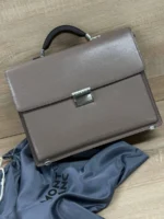 Мужской портфель MONTBLANC серого цвета, артикул 346985