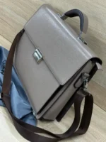 Мужской портфель MONTBLANC серого цвета, артикул 346985 — фото 3