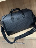 Мужская дорожная сумка Gucci чёрного цвета, артикул 346986
