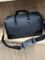 Мужская дорожная сумка Gucci чёрного цвета, артикул 346986 — фото 2