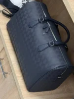 Мужская дорожная сумка MONTBLANC тёмно-синего цвета, артикул 346987 — фото 3