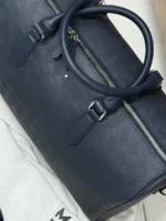 Мужская дорожная сумка MONTBLANC тёмно-синего цвета, артикул 346987 — фото 4