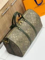 Мужская дорожная сумка Louis Vuitton цвета хаки, артикул 346988 — фото 2