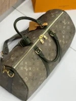 Мужская дорожная сумка Louis Vuitton цвета хаки, артикул 346988 — фото 7