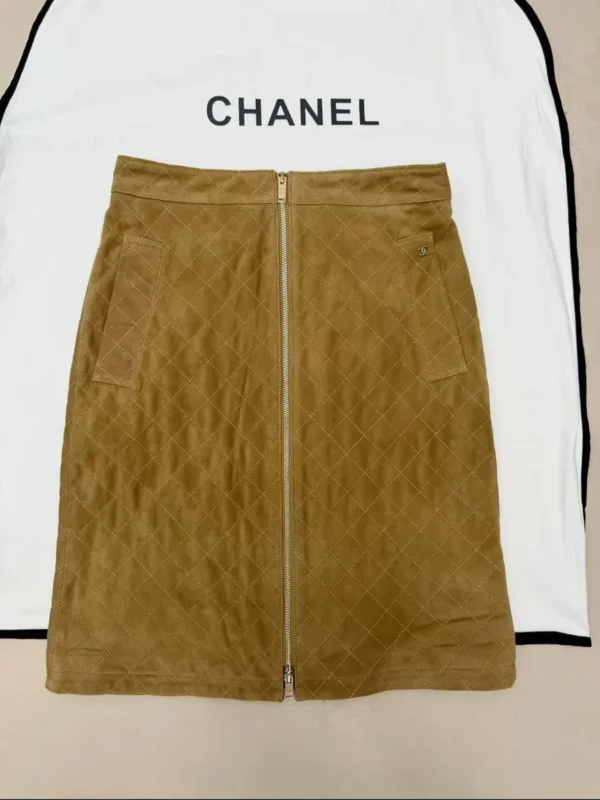 Замшевая юбка CHANEL