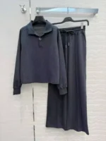 Женский костюм Hermes серого цвета, артикул 347008