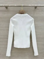 Женская кофта на молнии Alexander Wang белого цвета, артикул 347021 — фото 2