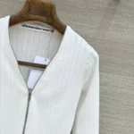 Женская кофта на молнии Alexander Wang белого цвета, артикул 347021 — фото 5
