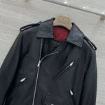 Женская кожаная куртка Chanel чёрного цвета, артикул 347025 — фото 4