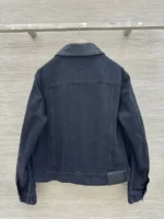 Женская джинсовая куртка Bottega Veneta чёрного цвета, артикул 347028 — фото 2