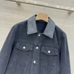 Женская джинсовая куртка Bottega Veneta чёрного цвета, артикул 347028 — фото 4