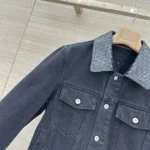 Женская джинсовая куртка Bottega Veneta чёрного цвета, артикул 347028 — фото 5
