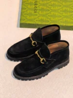 Женские ботинки Gucci чёрного цвета, артикул 347049