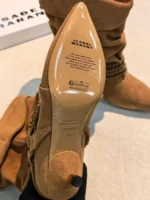 Женские казаки Isabel Marant коричневого цвета, артикул 347059 — фото 7