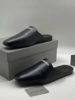 Мужские мюли Balenciaga чёрного цвета, артикул 347075 — фото 2