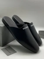 Мужские мюли Balenciaga чёрного цвета, артикул 347075 — фото 3