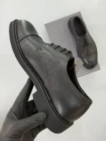 Мужские дерби Zegna чёрного цвета, артикул 347084 — фото 3