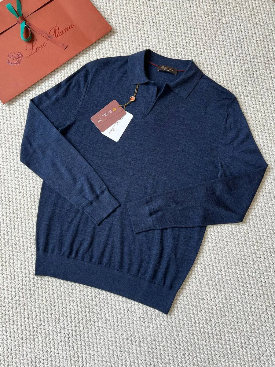 Поло с длинным рукавом LORO PIANA