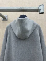 Мужская кофта на молнии Dior серого цвета, артикул 347099 — фото 6
