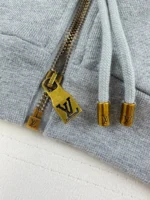 Мужская кофта на молнии Louis Vuitton серого цвета, артикул 347104 — фото 7