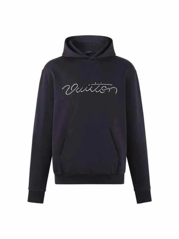 Мужское худи Louis Vuitton серого цвета, артикул 347116