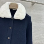 Женский кардиган Loro Piana тёмно-синего цвета, артикул 347127 — фото 3