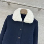 Женский кардиган Loro Piana тёмно-синего цвета, артикул 347127 — фото 4