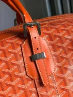 Мужская дорожная сумка Goyard оранжевого цвета, артикул 347134 — фото 5