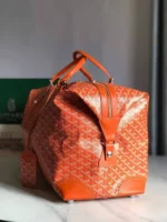 Мужская дорожная сумка Goyard оранжевого цвета, артикул 347134 — фото 6