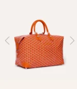 Мужская дорожная сумка Goyard оранжевого цвета, артикул 347134 — фото 9