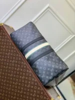 Мужская дорожная сумка Louis Vuitton чёрного цвета, артикул 347140 — фото 5