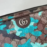 Мужская сумка мессенджер Gucci голубого цвета, артикул 347143 — фото 6