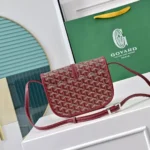 Мужская сумка мессенджер Goyard бордового цвета, артикул 347144 — фото 2