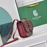 Мужская сумка мессенджер Goyard бордового цвета, артикул 347144 — фото 3
