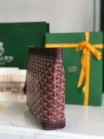 Мужской клатч Goyard бордового цвета, артикул 347145 — фото 4