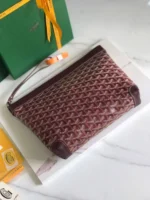 Мужской клатч Goyard бордового цвета, артикул 347145 — фото 5