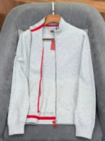 Мужской спортивный костюм Kiton серого цвета, артикул 347164 — фото 4
