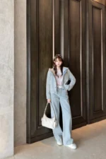 Женская джинсовая куртка Dior голубого цвета, артикул 347200 — фото 3