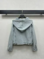 Женская джинсовая куртка Dior голубого цвета, артикул 347200 — фото 6