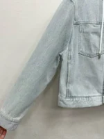 Женская джинсовая куртка Dior голубого цвета, артикул 347200 — фото 7